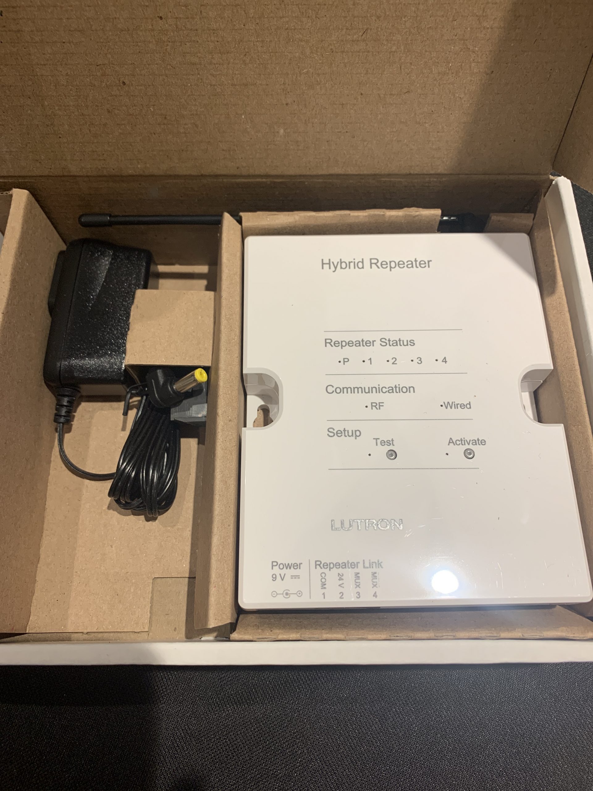 Lutron HomeWorks Hybrid Repeater HQR-REP-120 Original Box