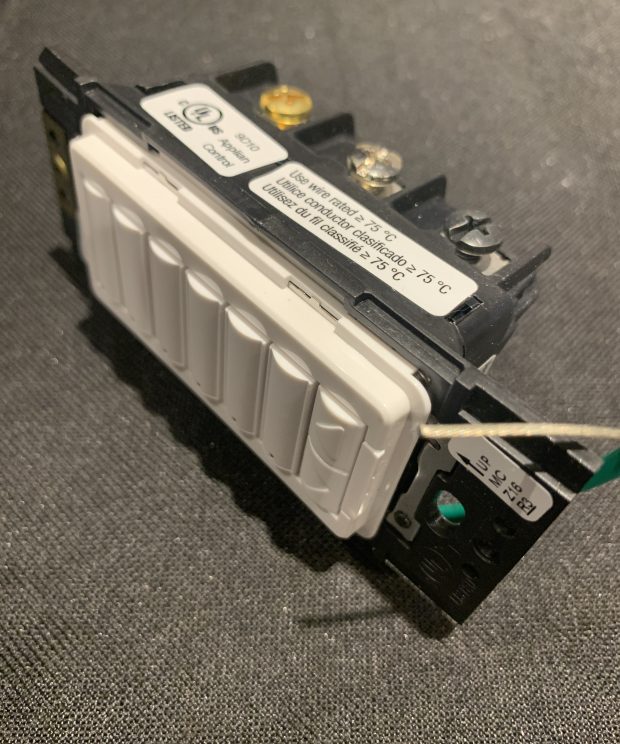 Lutron RadioRA 2 and 3 Hybrid Keypad