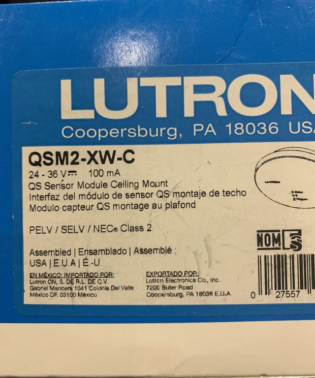 Lutron QSM2-XW-C QSM