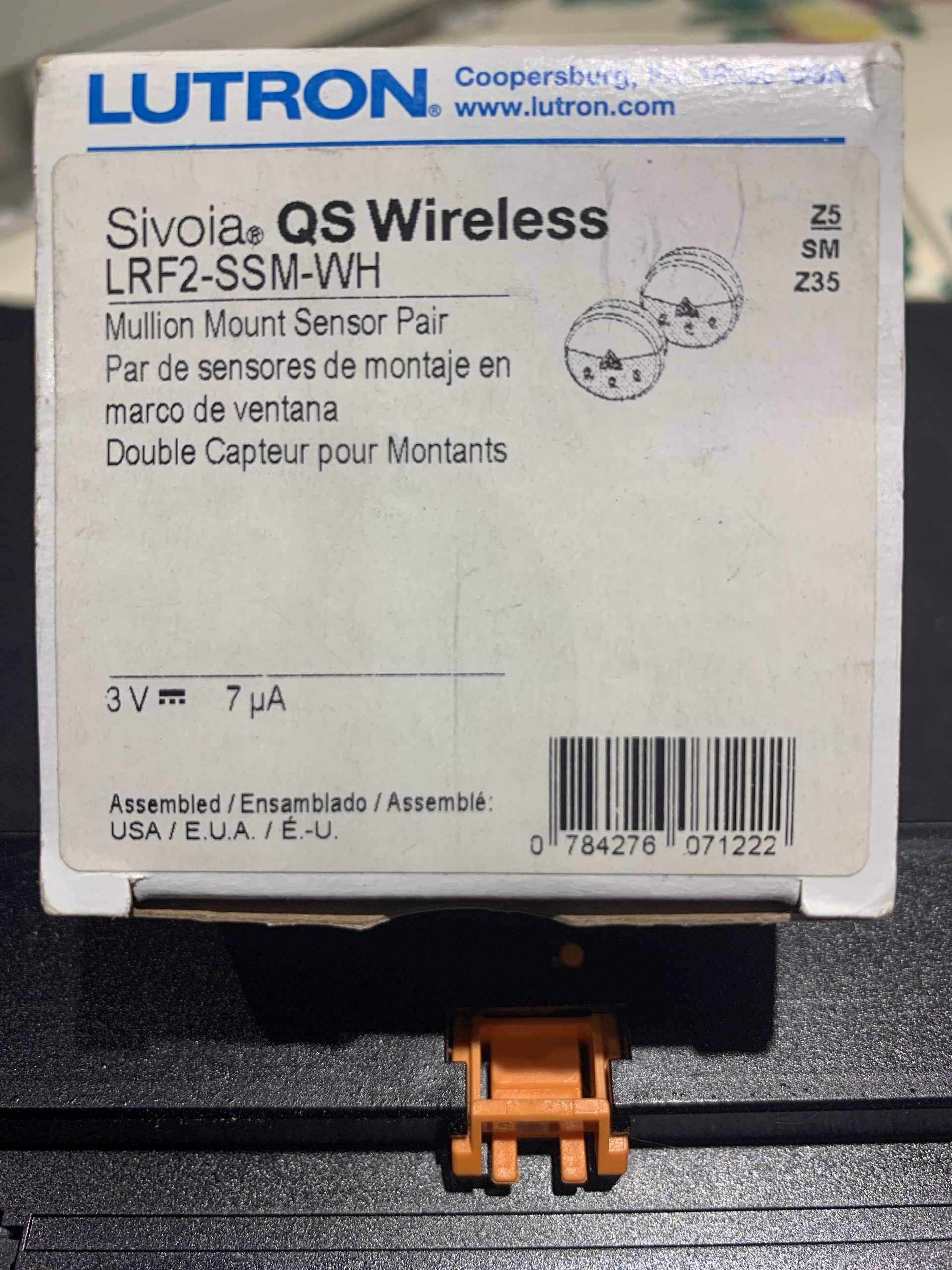 Lutron HomeWorks Sensors LRF2-SSM-WH