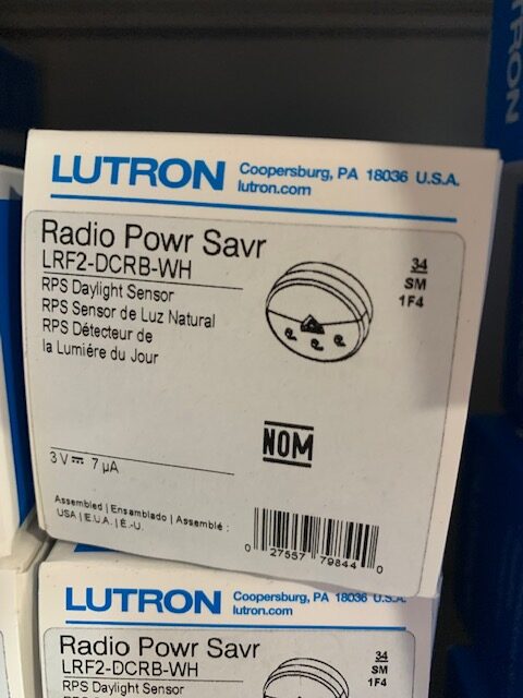 Lutron Daylight Sensor LRF-DCRB-WH