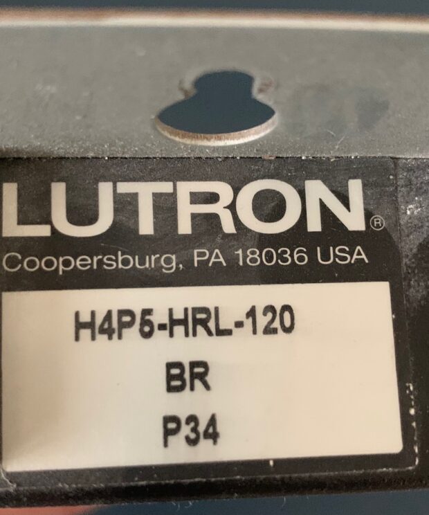 Lutron HomeWorks Illumination Processor H4P6-HRL-120