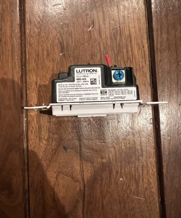 Lutron RadioRA2 RRD-6CL-WH Dimmer Switch