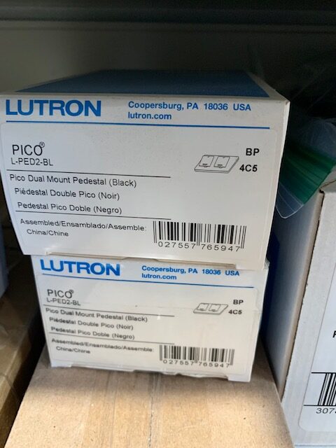 Lutron PICO Dual Pedestal - Black L-PED2-BL