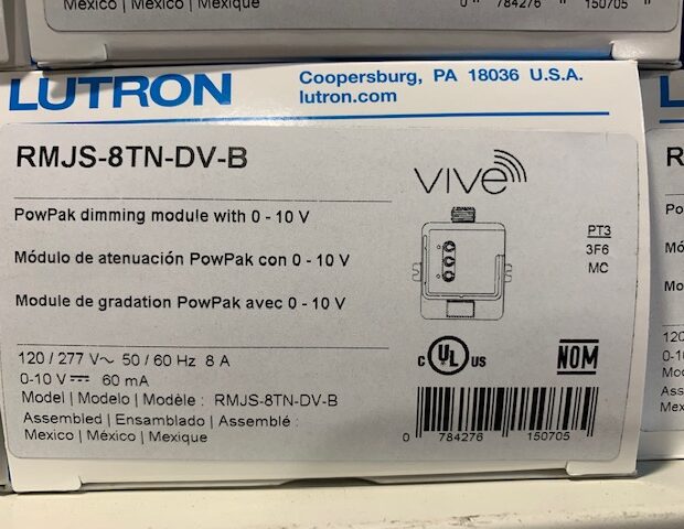 Lutron PowPak 0-10V RMJS-8TN-DV-B