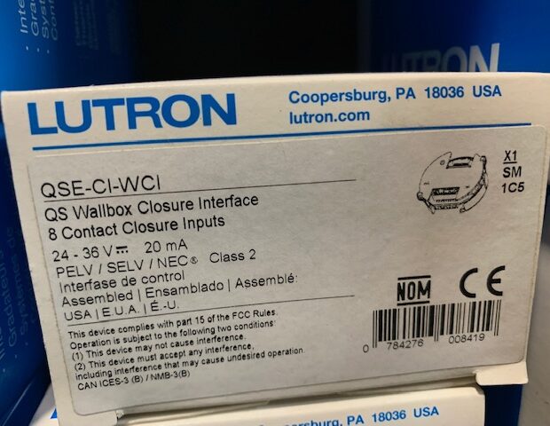 Lutron HomeWorks QSE-CI-WCI