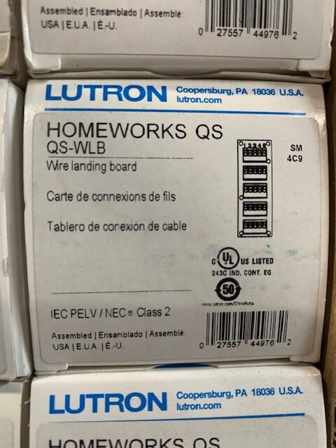 Lutron HomeWorks QS Wire Landing Board QS-WLB