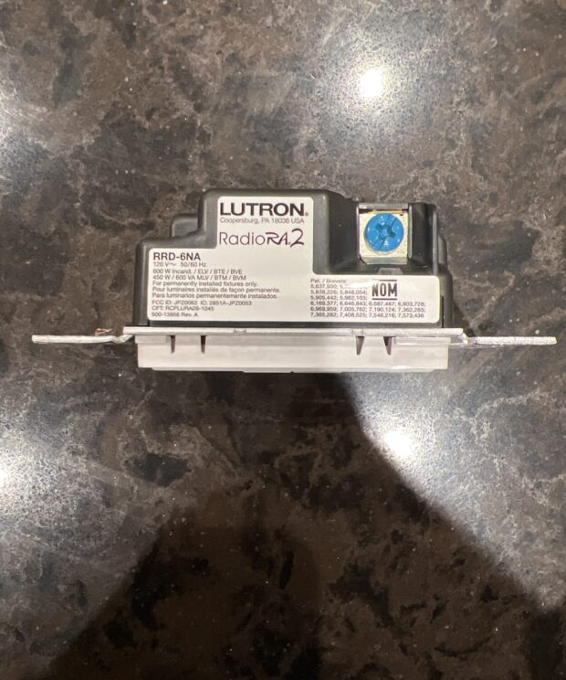 Lutron Radio RA2 RRD-6NA-WH Switch