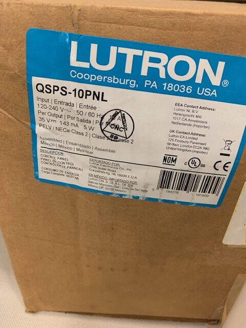 Lutron Shade Power Panel 10PNL