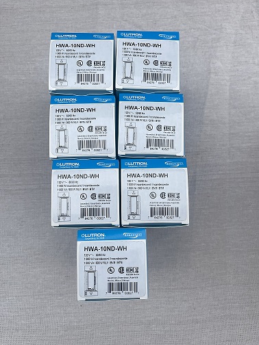 Lutron HomeWorks QS wired Dimmer HWA-10ND-WH