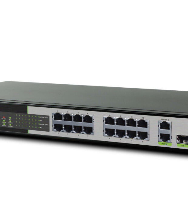Luxul XFS-1816P 18-Port/16 PoE+/2 Gigabit Uplink Smart Switch