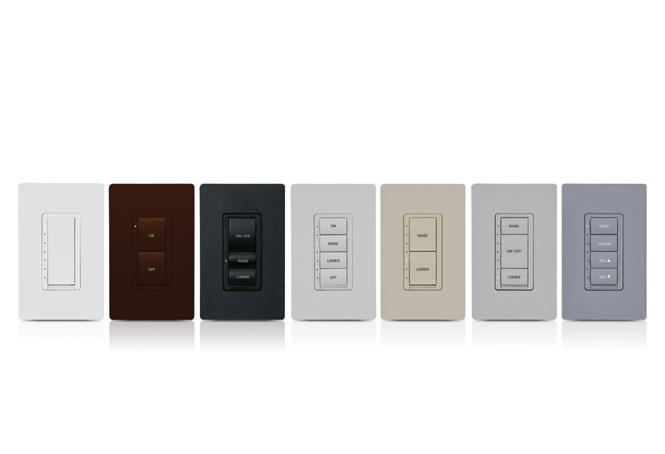 CLW-DELVEX-P-W-S Cameo® Wireless In-Wall Dimmer, ELV, 120V, White Smooth